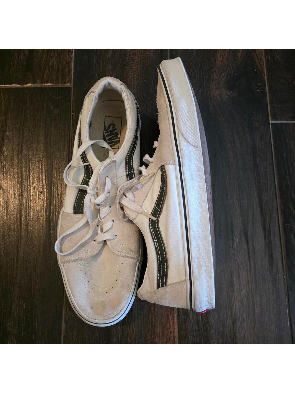 Vans Men's White and Cream Trainer